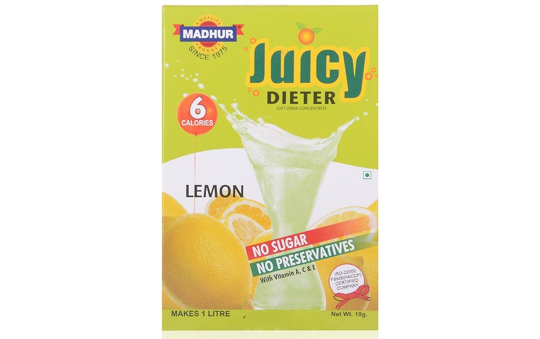 Madhur Juicy Dieter Lemon   Box  10 grams